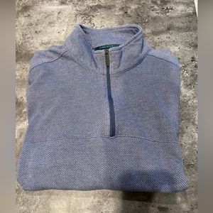 Men’s Blue Perry Ellis Half Zip